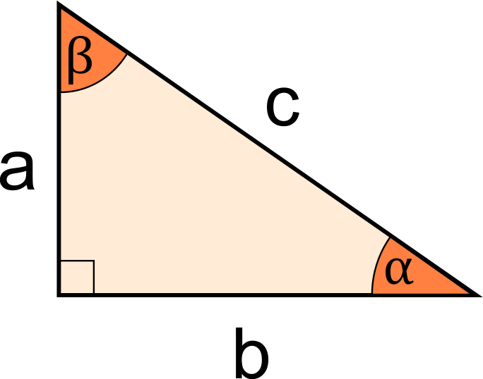 Right triangle sides and angles