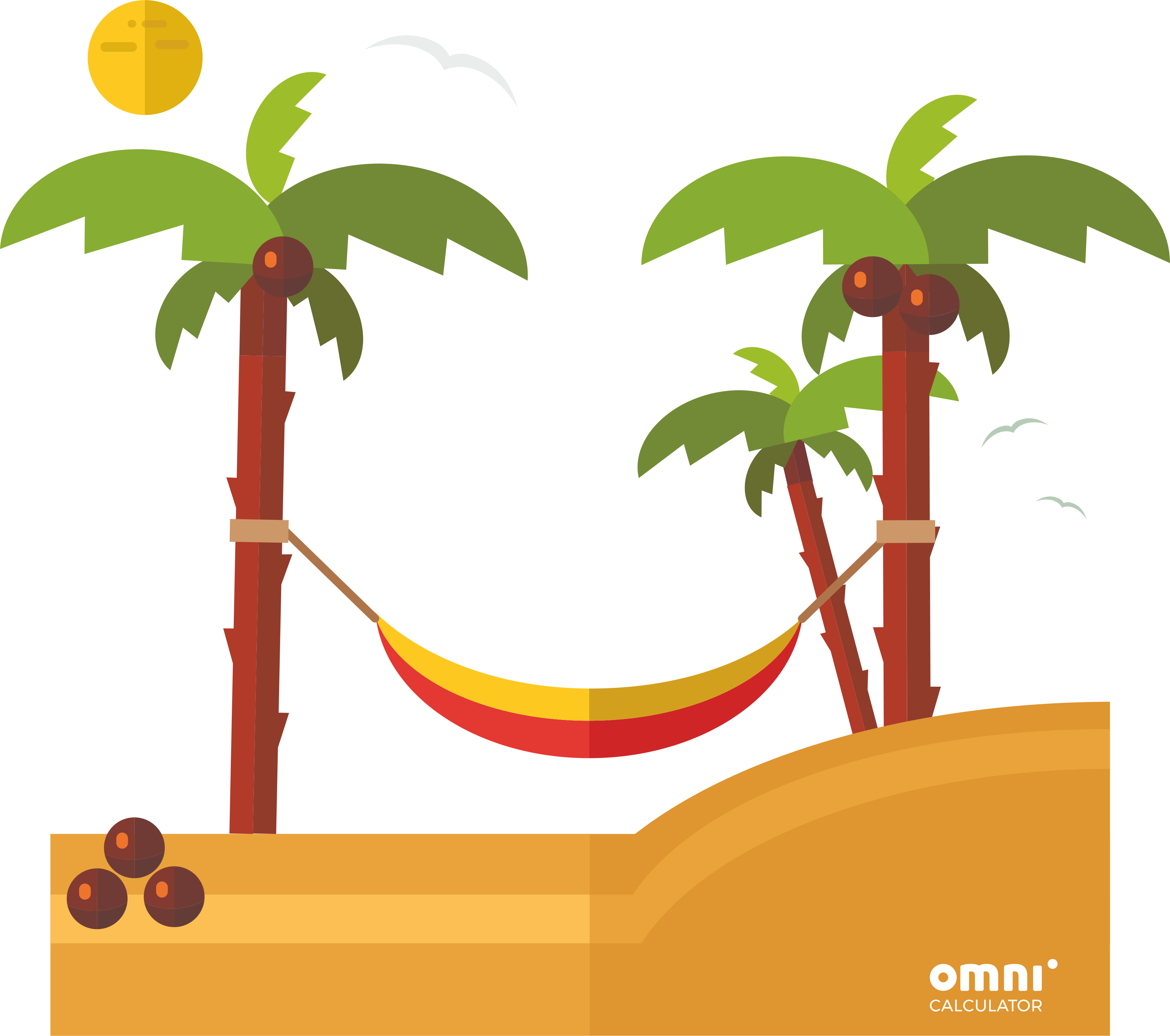 hammock image with uneven ground
